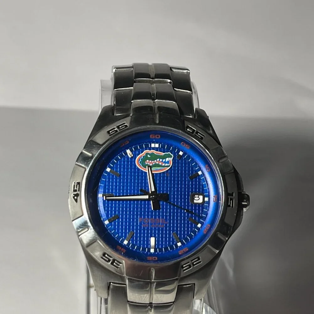 Florida Gators NCAA Stainless-Steel Watch by Fossil NEW (RARE)